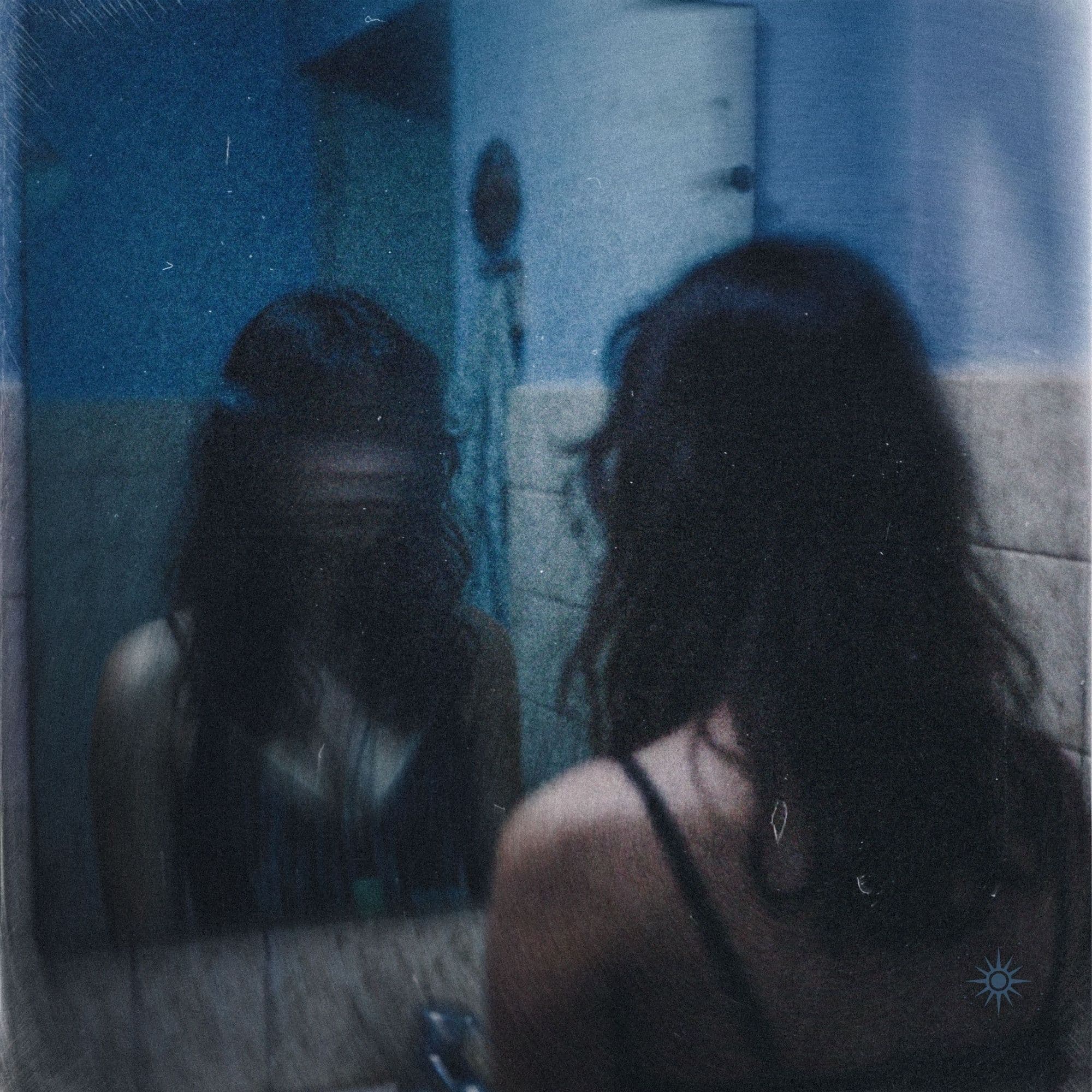 your face in the mirror